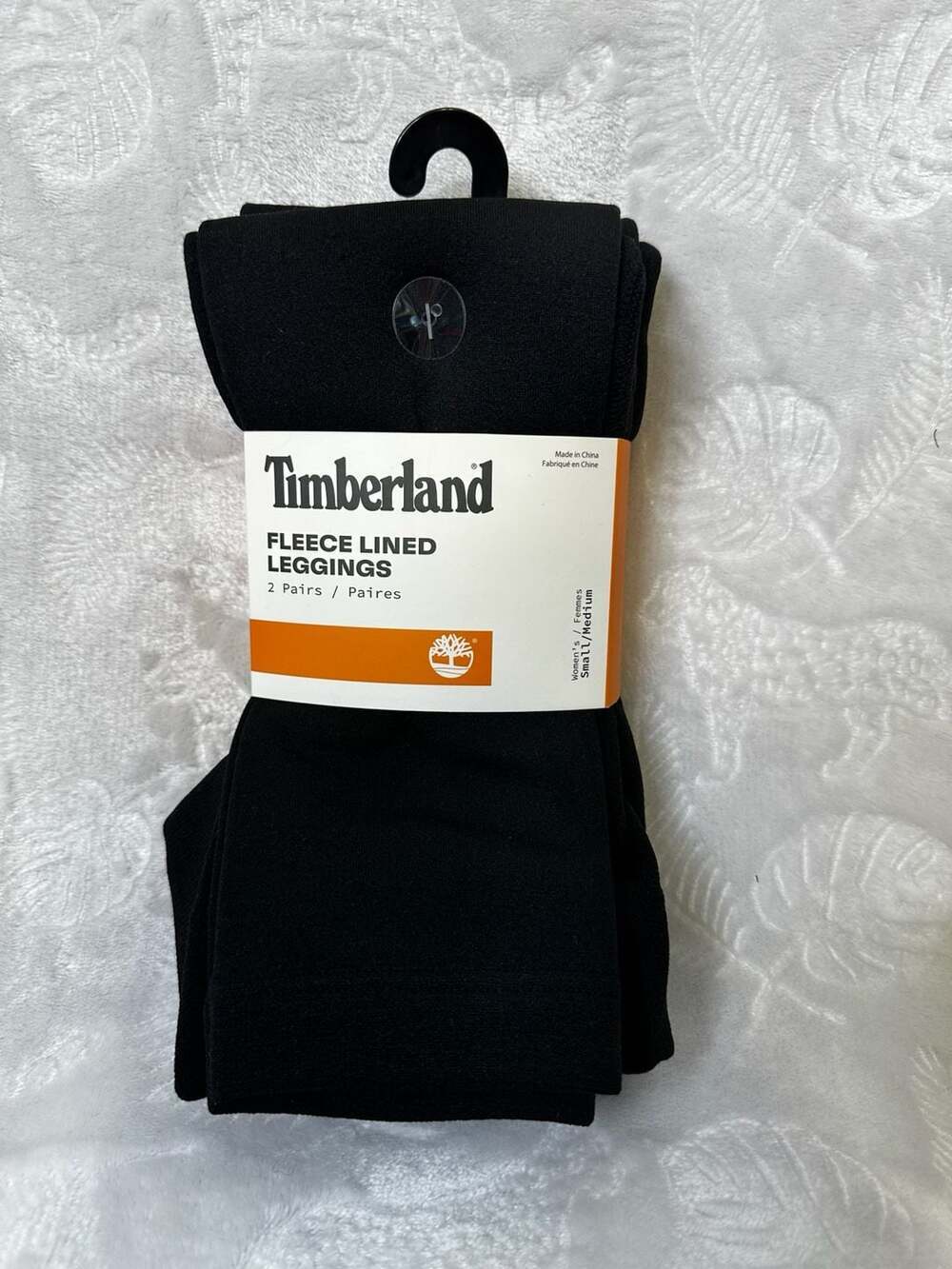 Timberland Women's Fleece Lined Leggings 2-Pack Black Size Small/Medium